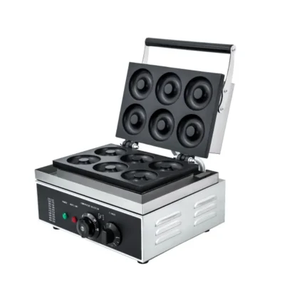Commercial 6-Grid Donut Waffle Machine 1.6KW