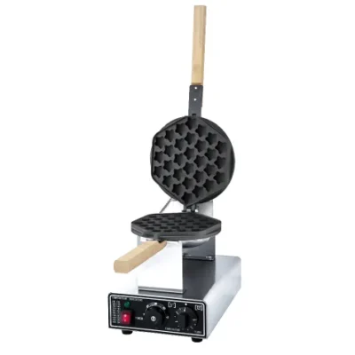 Commercial 1-Plate Electric Flower-Shaped Eggette Waffle Machine 1400W