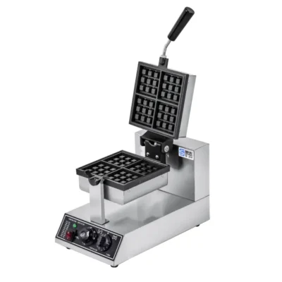 Commercial 1-Plate Rotating Square Waffle Maker 1.3KW