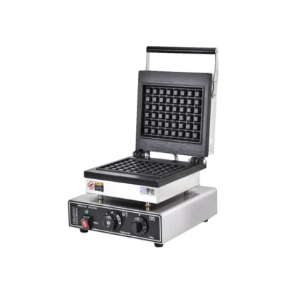 Commercial 1-Plate Square Waffle Baker 1.6KW