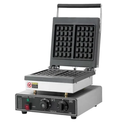 Commercial 2-Plate Square Waffle Baker 1.6KW