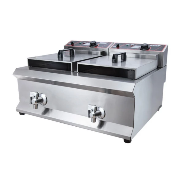 YN-EF-12L-2 Electric Deep Fryer with Oil Drain Tap