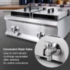 YN-EF-12L Electric Deep Fryer with Oil Drain Tap Actual photo P2